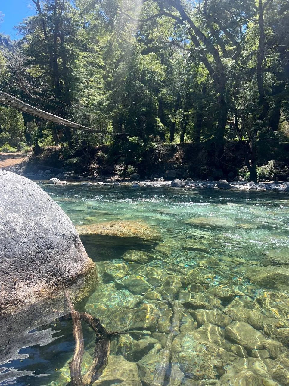 La transparencia del Río Azul